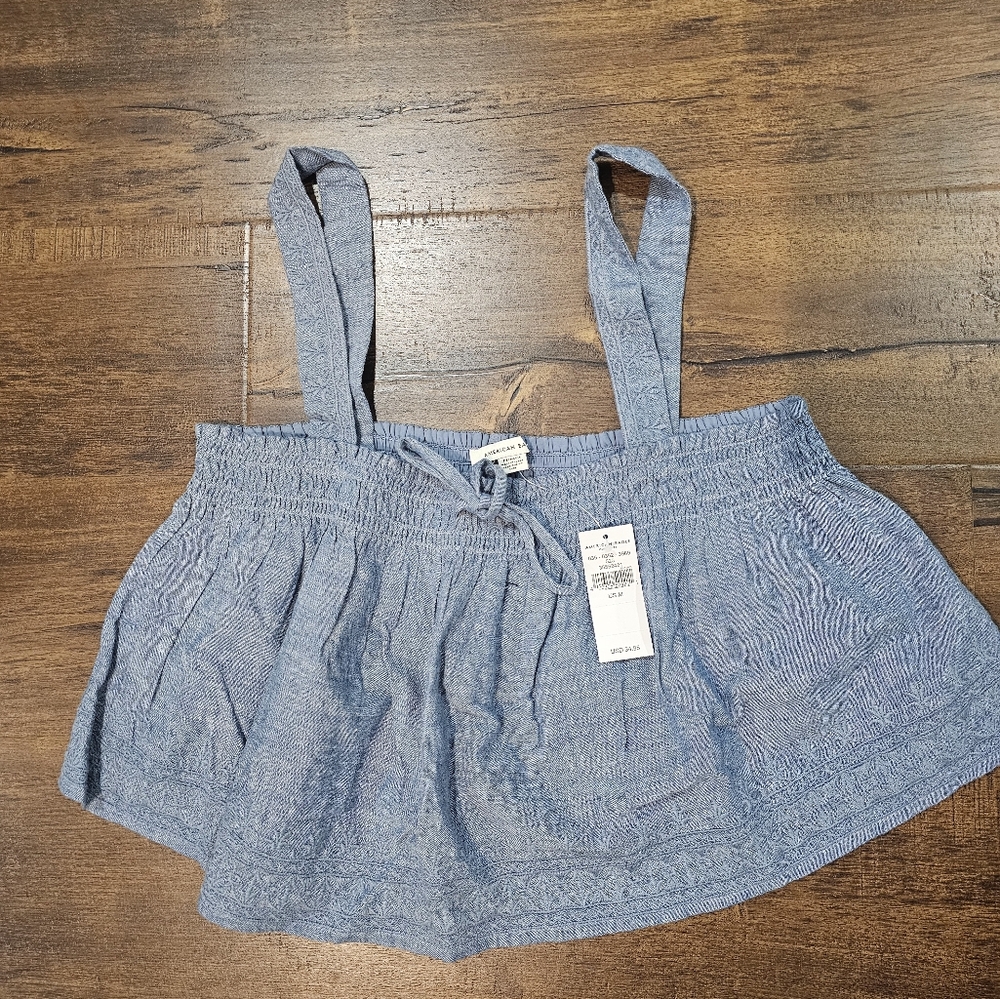 Blue Sleeveless Top